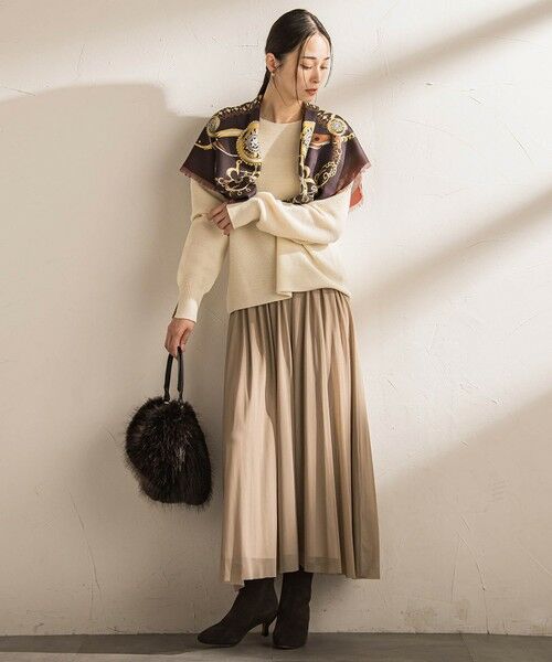 LAUTREAMONT / ロートレアモン ミニ・ひざ丈スカート | パウダーサテンリバーシブルスカート | 詳細25