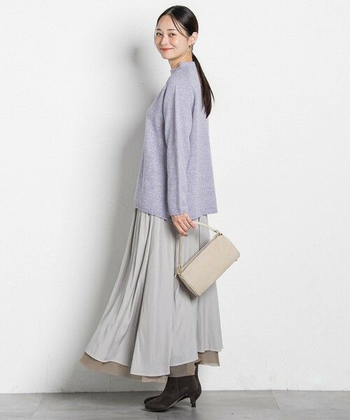 LAUTREAMONT / ロートレアモン ミニ・ひざ丈スカート | パウダーサテンリバーシブルスカート | 詳細17