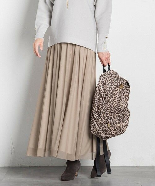 LAUTREAMONT / ロートレアモン ミニ・ひざ丈スカート | パウダーサテンリバーシブルスカート | 詳細20