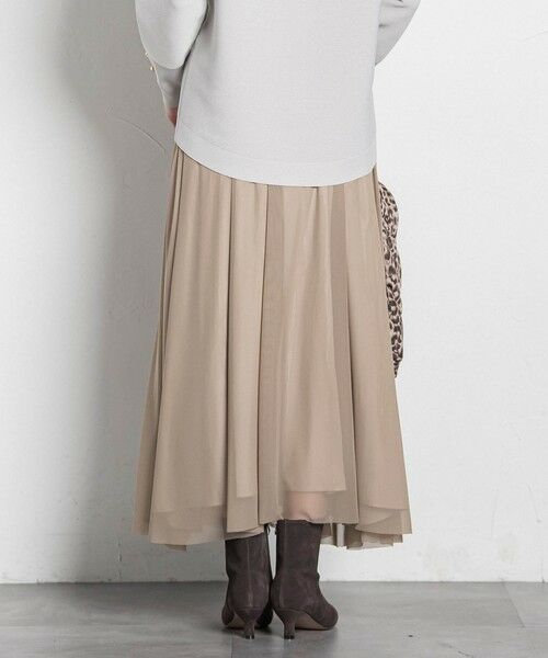 LAUTREAMONT / ロートレアモン ミニ・ひざ丈スカート | パウダーサテンリバーシブルスカート | 詳細21