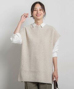 LAUTREAMONT / ロートレアモン ダウンジャケット・ベスト | 【WEB限定】ホールガーメントニットベスト