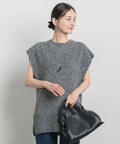 LAUTREAMONT / ロートレアモン ダウンジャケット・ベスト | 【WEB限定】ホールガーメントニットベスト | 詳細5