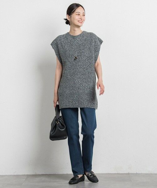 LAUTREAMONT / ロートレアモン ダウンジャケット・ベスト | 【WEB限定】ホールガーメントニットベスト | 詳細2