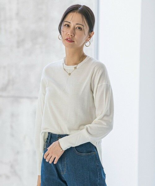 LAUTREAMONT / ロートレアモン ニット・セーター | 【WEB限定】ベーシックウールクルーネックニット≪洗える≫ | 詳細2