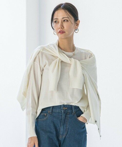 LAUTREAMONT / ロートレアモン カーディガン・ボレロ | 【WEB限定】ウォッシャブルウールカーディガン≪洗える≫ | 詳細2