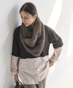 LAUTREAMONT / ロートレアモン ニット・セーター | 【WEB限定】シャツドッキングニット≪洗える≫