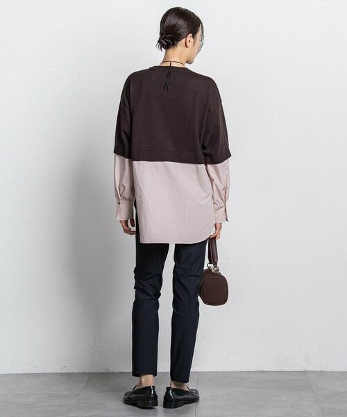 LAUTREAMONT / ロートレアモン ニット・セーター | 【WEB限定】シャツドッキングニット≪洗える≫ | 詳細18