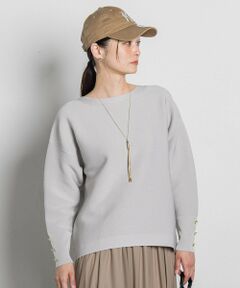 LAUTREAMONT / ロートレアモン ニット・セーター | 【WEB限定】ソデボタンガーターニット≪11号あり/洗える≫