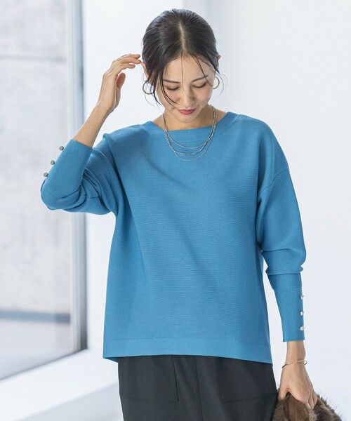 LAUTREAMONT / ロートレアモン ニット・セーター | 【WEB限定】ソデボタンガーターニット≪11号あり/洗える≫ | 詳細6