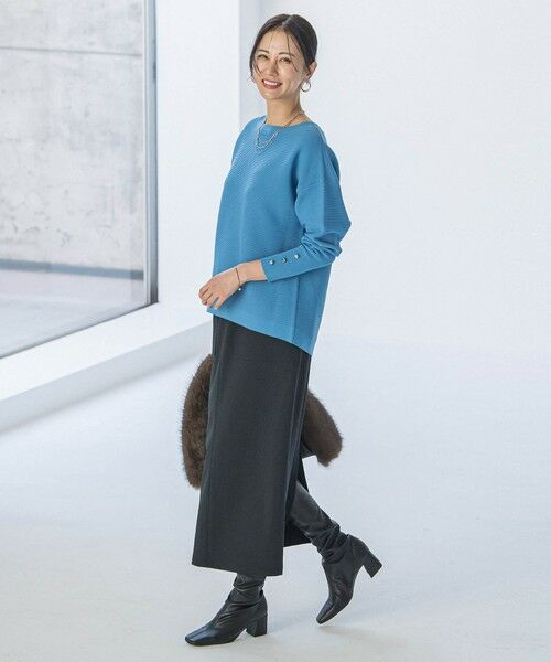 LAUTREAMONT / ロートレアモン ニット・セーター | 【WEB限定】ソデボタンガーターニット≪11号あり/洗える≫ | 詳細2