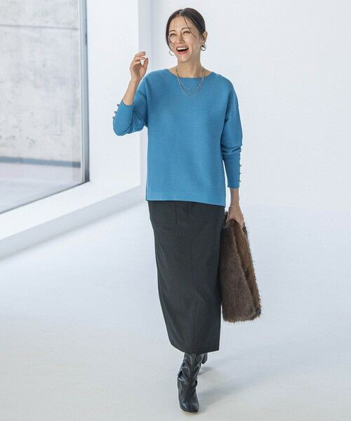 LAUTREAMONT / ロートレアモン ニット・セーター | 【WEB限定】ソデボタンガーターニット≪11号あり/洗える≫ | 詳細3