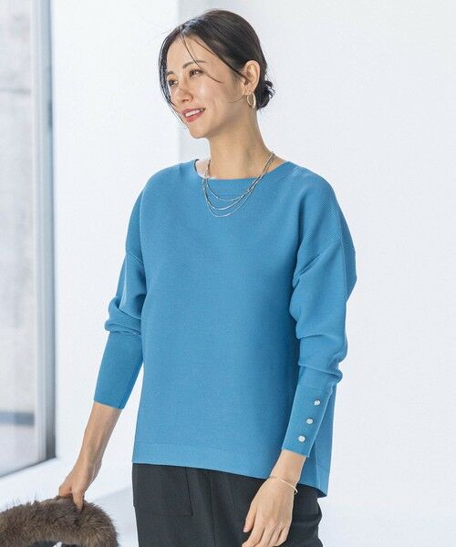 LAUTREAMONT / ロートレアモン ニット・セーター | 【WEB限定】ソデボタンガーターニット≪11号あり/洗える≫ | 詳細4