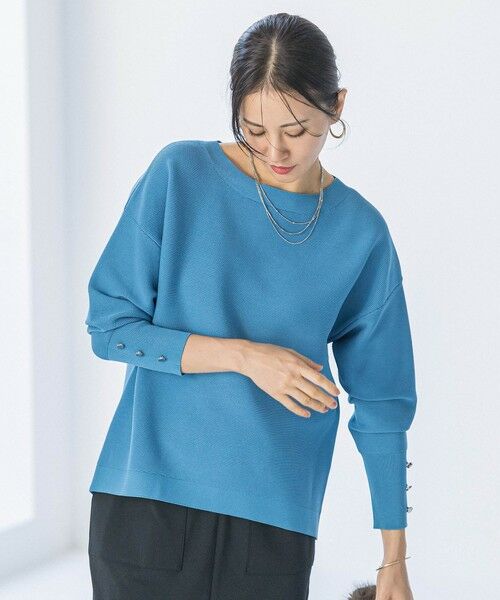 LAUTREAMONT / ロートレアモン ニット・セーター | 【WEB限定】ソデボタンガーターニット≪11号あり/洗える≫ | 詳細5