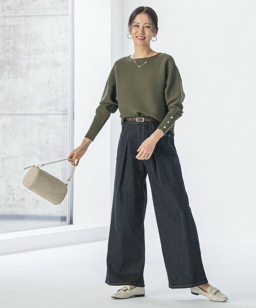 LAUTREAMONT / ロートレアモン ニット・セーター | 【WEB限定】ソデボタンガーターニット≪11号あり/洗える≫ | 詳細15