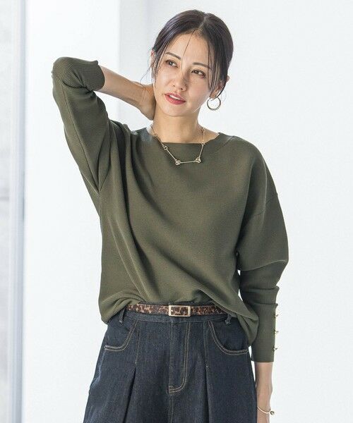 LAUTREAMONT / ロートレアモン ニット・セーター | 【WEB限定】ソデボタンガーターニット≪11号あり/洗える≫ | 詳細17