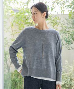 LAUTREAMONT / ロートレアモン ニット・セーター | ANGELINAリブスリーブニット≪WEB限定11号/洗える≫