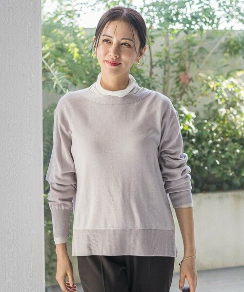 LAUTREAMONT/ロートレアモン ANGELINAリブスリーブニット≪WEB限定11号/洗える≫ ベージュ 11号 LAUTREAMONT/ロートレアモン ANGELINAリブスリーブニット≪WEB限定11号/洗える≫ ベージュ 11号