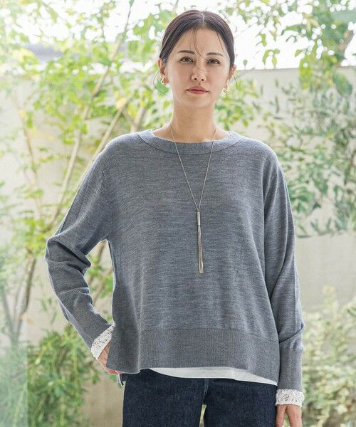 LAUTREAMONT / ロートレアモン ニット・セーター | ANGELINAリブスリーブニット≪WEB限定11号/洗える≫ | 詳細29