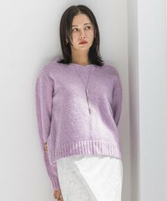 LAUTREAMONT / ロートレアモン ニット・セーター | スパンコールラメVネックニット≪洗える≫