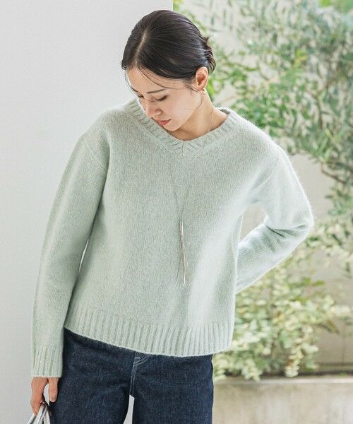 LAUTREAMONT / ロートレアモン ニット・セーター | スパンコールラメVネックニット≪洗える≫ | 詳細10