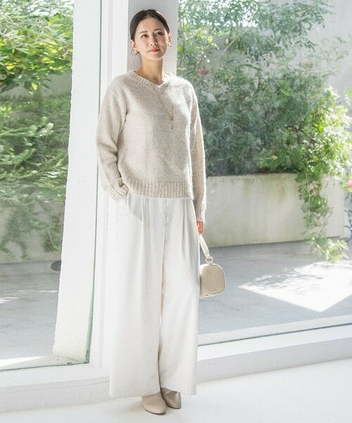 LAUTREAMONT / ロートレアモン ニット・セーター | スパンコールラメVネックニット≪洗える≫ | 詳細20