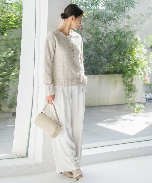 LAUTREAMONT / ロートレアモン ニット・セーター | スパンコールラメVネックニット≪洗える≫ | 詳細21