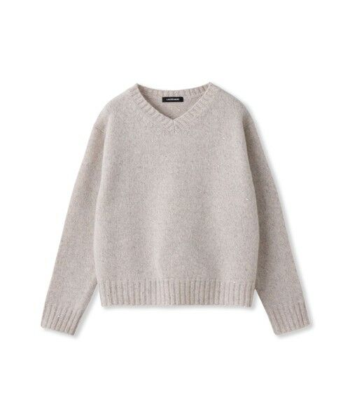 LAUTREAMONT / ロートレアモン ニット・セーター | スパンコールラメVネックニット≪洗える≫ | 詳細22