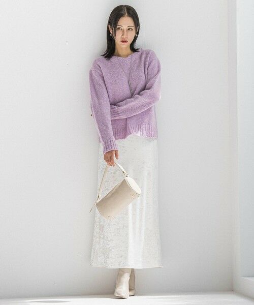 LAUTREAMONT / ロートレアモン ニット・セーター | スパンコールラメVネックニット≪洗える≫ | 詳細24