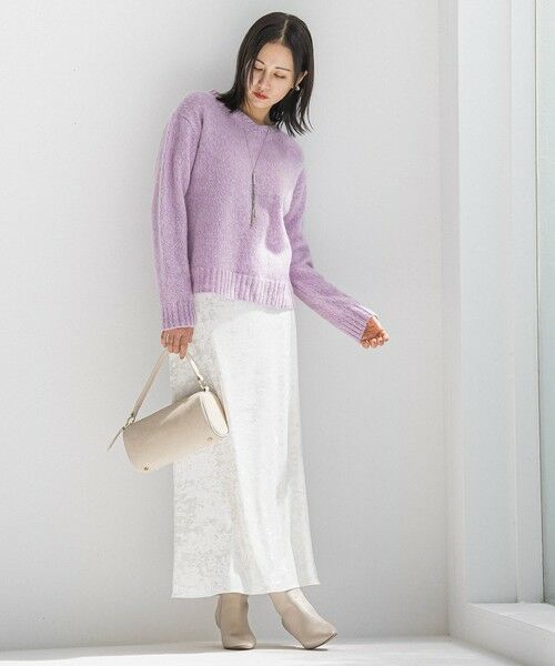 LAUTREAMONT / ロートレアモン ニット・セーター | スパンコールラメVネックニット≪洗える≫ | 詳細25