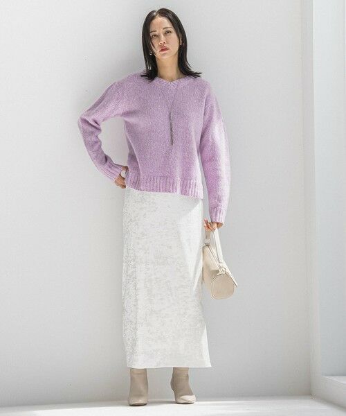 LAUTREAMONT / ロートレアモン ニット・セーター | スパンコールラメVネックニット≪洗える≫ | 詳細26