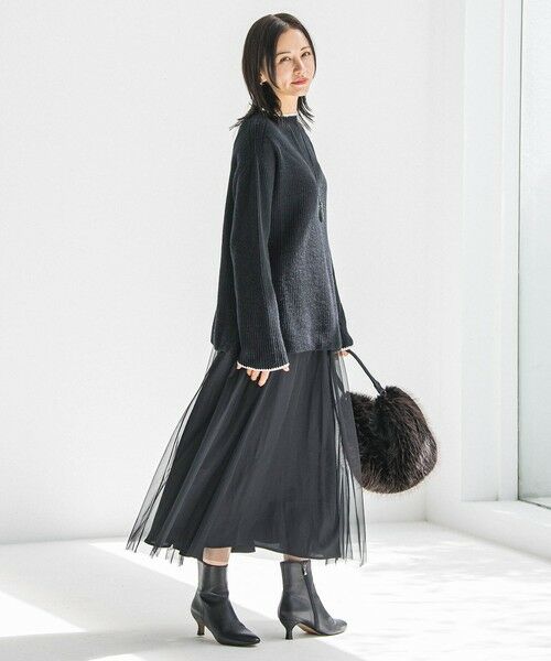 LAUTREAMONT / ロートレアモン ニット・セーター | 刺繍トリムハイネックニット≪洗える≫ | 詳細8