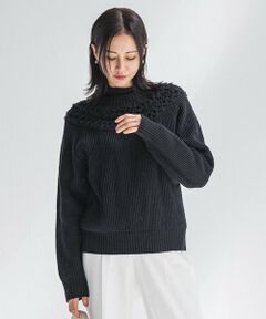 LAUTREAMONT / ロートレアモン ニット・セーター | 透かし編みノルディックガラニット