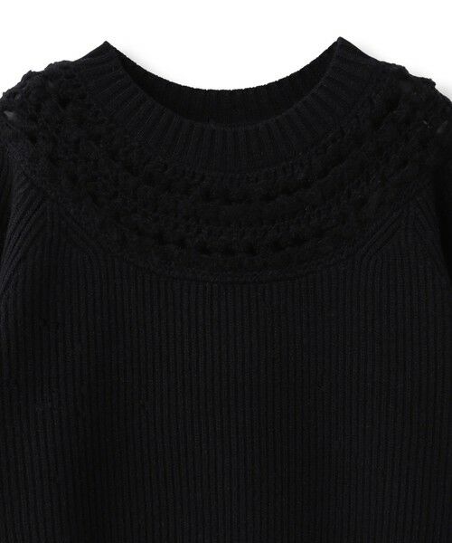LAUTREAMONT / ロートレアモン ニット・セーター | 透かし編みノルディックガラニット | 詳細11