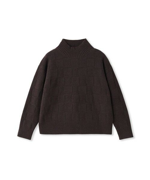 LAUTREAMONT / ロートレアモン ニット・セーター | 格子柄ハイネックニット≪洗える≫ | 詳細13