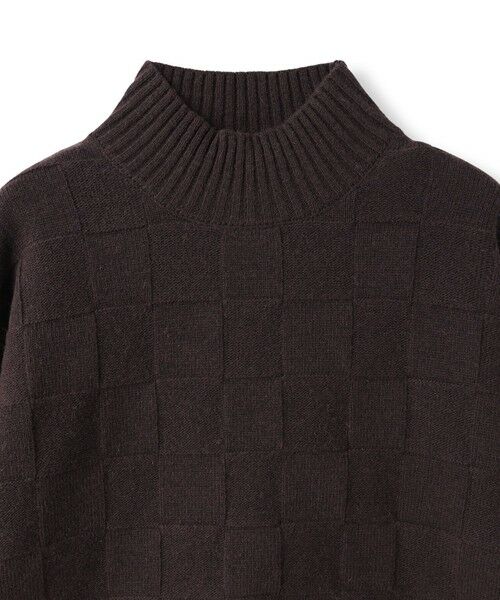 LAUTREAMONT / ロートレアモン ニット・セーター | 格子柄ハイネックニット≪洗える≫ | 詳細15