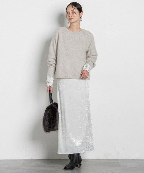 LAUTREAMONT / ロートレアモン ニット・セーター | フォックスカシミヤニット≪洗える≫ | 詳細2