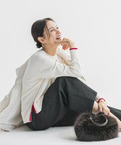 LAUTREAMONT / ロートレアモン ニット・セーター | 【WEB限定】カラー配色ニット≪洗える≫