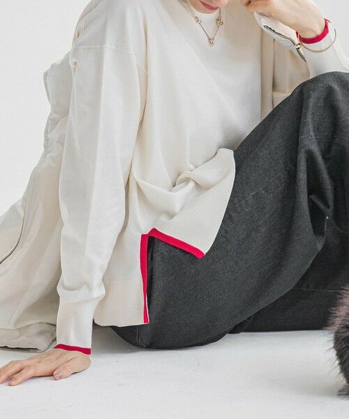 LAUTREAMONT / ロートレアモン ニット・セーター | 【WEB限定】カラー配色ニット≪洗える≫ | 詳細2