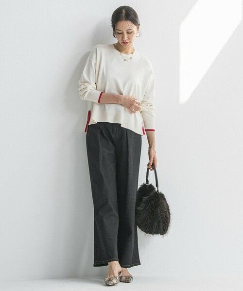 LAUTREAMONT / ロートレアモン ニット・セーター | 【WEB限定】カラー配色ニット≪洗える≫ | 詳細4