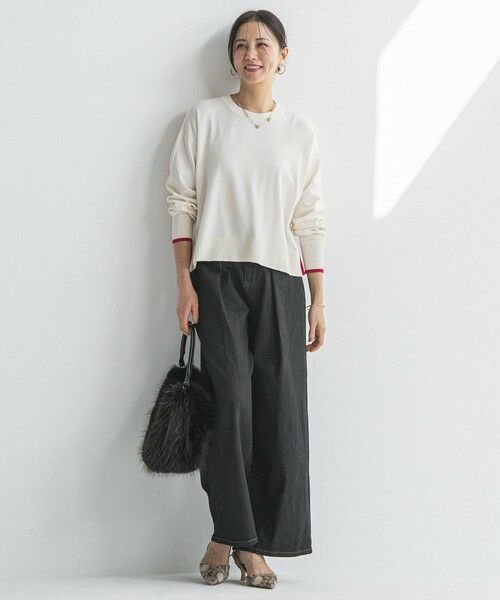 LAUTREAMONT / ロートレアモン ニット・セーター | 【WEB限定】カラー配色ニット≪洗える≫ | 詳細5