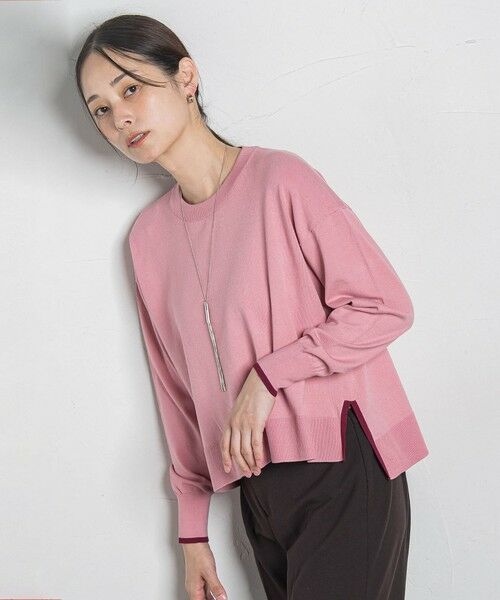 LAUTREAMONT / ロートレアモン ニット・セーター | 【WEB限定】カラー配色ニット≪洗える≫ | 詳細17