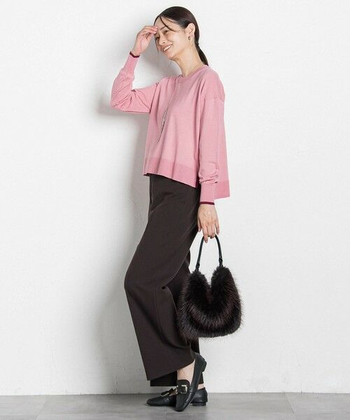 LAUTREAMONT / ロートレアモン ニット・セーター | 【WEB限定】カラー配色ニット≪洗える≫ | 詳細18