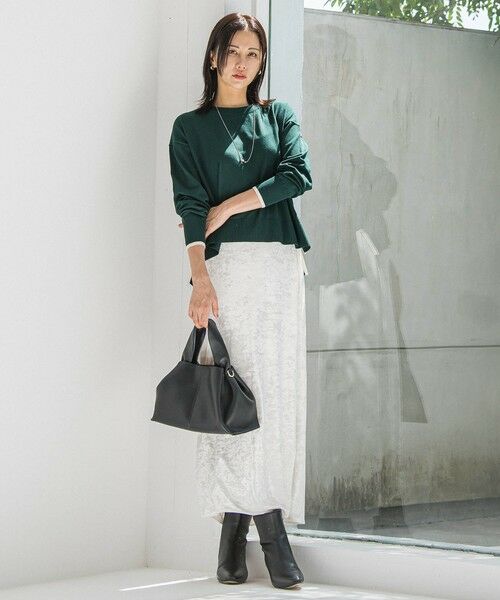 LAUTREAMONT / ロートレアモン ニット・セーター | 【WEB限定】カラー配色ニット≪洗える≫ | 詳細21