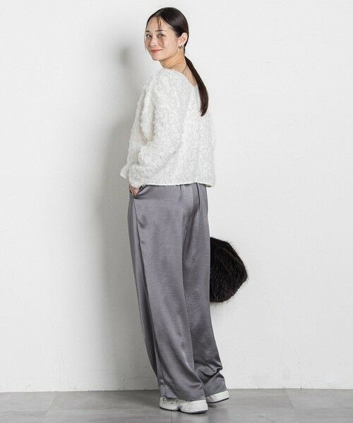 LAUTREAMONT / ロートレアモン シャツ・ブラウス | エディター東原妙子 × LAUTREAMONT /フェザージャガードブラウス | 詳細3