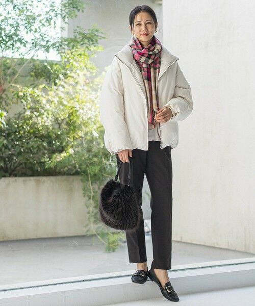 LAUTREAMONT / ロートレアモン マフラー・ショール・スヌード・ストール | シルケットウールラメチェックストール | 詳細4