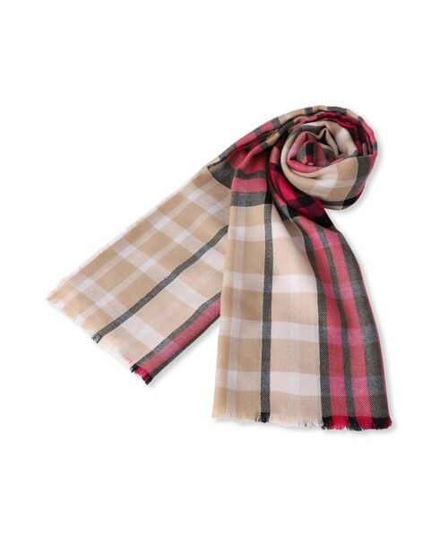 LAUTREAMONT / ロートレアモン マフラー・ショール・スヌード・ストール | シルケットウールラメチェックストール | 詳細8