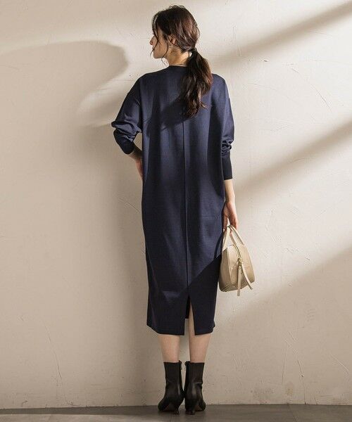LAUTREAMONT / ロートレアモン ロング・マキシ丈ワンピース | 【WEB限定】Vネックニットワンピース≪丈長めあり/手洗い可能≫ | 詳細9