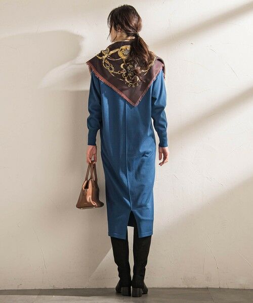 LAUTREAMONT / ロートレアモン ロング・マキシ丈ワンピース | 【WEB限定】Vネックニットワンピース≪丈長めあり/手洗い可能≫ | 詳細17