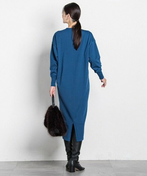 LAUTREAMONT / ロートレアモン ロング・マキシ丈ワンピース | 【WEB限定】Vネックニットワンピース≪丈長めあり/手洗い可能≫ | 詳細13