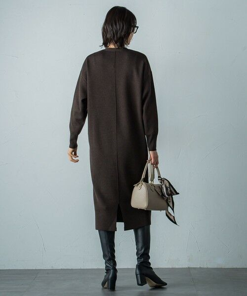 LAUTREAMONT / ロートレアモン ロング・マキシ丈ワンピース | 【WEB限定】Vネックニットワンピース≪丈長めあり/手洗い可能≫ | 詳細25